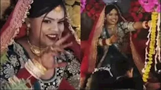 مشهد نادر.. لن تتوقع ما فعلته عروس مع حبيبها في حفل زفافها (فيديو)