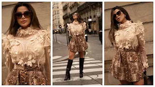 "جيب قصيرة".. جلسة تصوير جديدة لـ يارا السكري تخطف الأنظار