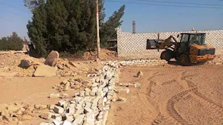 بالصور- إزالة 356 حالة تعدِِ على أراضى الدولة في أسوان