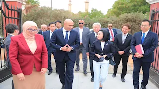 وزير التعليم يصطحب الأميرة أكيكو في جولة بالمدرسة المصرية اليابانية بمدينة نصر