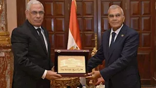 رئيس مجلس الشيوخ يستقبل النائب العام 