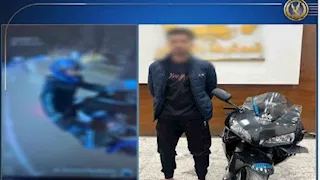 ضبط سائق دراجة متهور يستعرض بالإسكندرية ويهدد حياة المواطنين