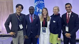 طالب من جامعة المنيا يمثل مصر في المنتدى الرابع عشر لشباب اليونسكو بأوزبكستان