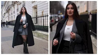 "أجمل من دوري الأبطال".. جلسة تصوير جريئة لـ هدى الإتربي في باريس