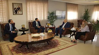 أمين اتحاد الجامعات العربية يبحث مع القائم بالأعمال الليبي تطوير التعاون الأكاديمي