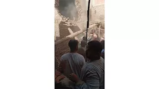إصابة شخصين في انهيار منزل بأسيوط