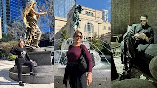 18 صورة لنجوم الفن أثناء تواجدهم في أمريكا