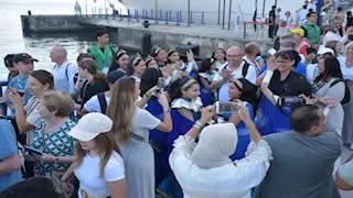 على أنغام السمسمية.. ميناء بورسعيد السياحي يستقبل 2700 سائح (صور)