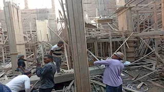 حملة لإزالة مخالفات البناء بشرق شبرا الخيمة بقيادة رئيس الحي (صور)