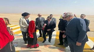 بالصور- مفتي الجمهورية يزور الوادي الجديد ويغرس نخلة بحديقة 30 يونيو