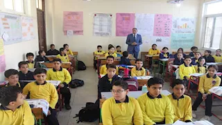 وكيل تعليم الجيزة: الانضباط والفكر ركيزتا المدرسة الحقيقية