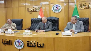 محافظ المنيا يؤكد جاهزية 481 مقرًا انتخابيًا ويحث المواطنين على المشاركة (صور)