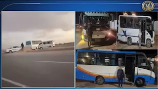 3 سيارات تُرعب المارة بالسير عكس الاتجاه بطريق مطروح.. والداخلية تتحرك | فيديو