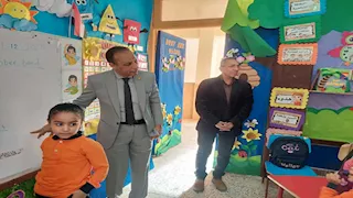 مدير تعليم طور سيناء يتابع تنفيذ الإجراءات الاحترازية بالمدارس (صور)