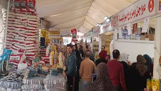 بالصور- حملة مكبرة لضبط أسعار المعرض الدائم للسلع الغذائية بالمنصورة