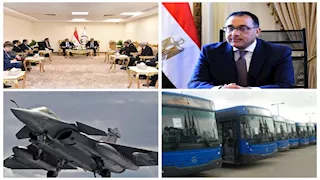 حدث في 8ساعات| مصر تبدأ تصنيع أجزاء من مقاتلة "رافال".. وتقسيم تذكرة أتوبيسات النقل العام 