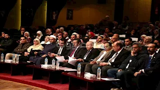 بالصور.. بدء احتفال توزيع تأشيرات العمرة بنقابة الصحفيين