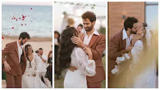 "بكواليس من حفل الزفاف".. ثراء جبيل تحتفل بعيد زواجها الأول