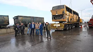 مصرع وإصابة 4 أشخاص.. تفاصيل انقلاب أتوبيس على طريق دفرة – كفر الزيات