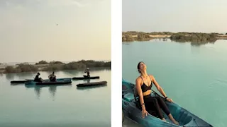 بإطلالة جريئة.. تارا عماد داخل قارب وسط البحر والجمهور يُعلق (صور)