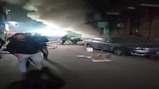 3 جثث في حريق مروع داخل عقار بشبرا 