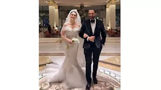 دارين حداد تنشر فيديو جديد من حفل زفافها.. والنجوم يهنئونها