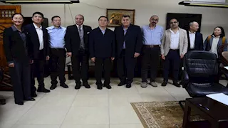 وفد من لجنة الصحة بمقاطعة هوبي الصينية في زيارة رسمية لمستشفى القصر العيني