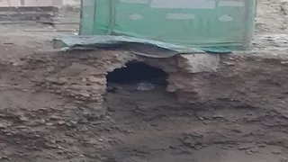  انهيار ضريح بمسجد الملاح فى المنوفية وظهور رفات الموتى