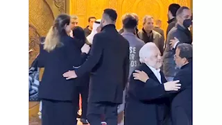 خالد زكي ولبلبة في عزاء شقيقة عادل إمام بالشيخ زايد (صور)