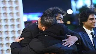 أحمد رزق يقدم العزاء في شقيقة عادل إمام بالشيخ زايد (صور)