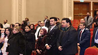 بالصور- مصطفى غريب وعبير صبري وأشرف عبد الباقي في حفل توزيع جوائز وشوشة