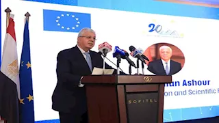 رئيس جامعة المنيا يشارك في أسبوع البحث والابتكار بين مصر والاتحاد الأوروبي
