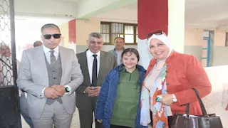 مدير تعليم الجيزة يتفقد مدارس الهرم وكرداسة- صور