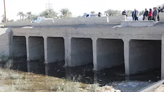 بالصور- محافظ بني سويف يتفقد جاهزية مخر سيل سنور لموسم الأمطار