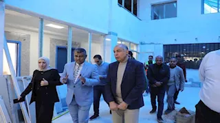 محافظ المنيا يتفقد اللمسات النهائية لمركز طب أسرة المحرص (صور)