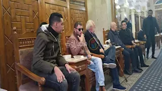 الصور الأولى من عزاء سمية الألفي بحضور ابنها عمر الفيشاوي 