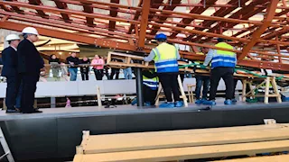 بدء نقل ألواح مركب خوفو الثانية بالمتحف المصري الكبير 