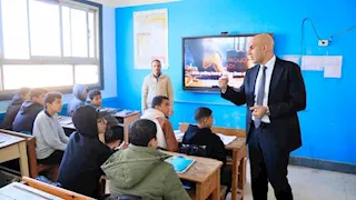 زيارة مفاجئة لوزير التعليم لمدارس سمسطا وببا لمتابعة انتظام الدراسة