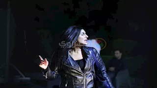 خالد أنور وهاجر الشرنوبي في عزاء الماكيير محمد عبدالحميد (صور)