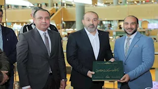 بالصور- مكتبة الإسكندرية تستقبل النائب العام الفلسطيني 