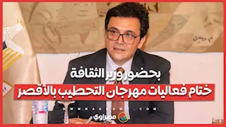 بحضور وزير الثقافة.. ختام فعاليات مهرجان التحطيب بالأقصر