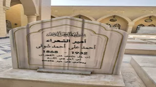 مقابر الخالدين.. 9 صور من مدفن أمير الشعراء أحمد شوقي بعد نقل رفاته