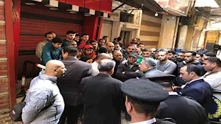 بعد وفاة 5 وإصابة 13.. محافظ الدقهلية يتفقد موقع حريق مول المنصورة