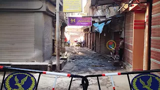 وفيات وإصابات و50 مليون جنيه خسائر.. كواليس حريق مول الخواجات بالمنصورة