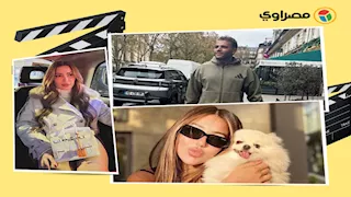 ياسمين صبري داخل الطائرة وسارة سلامة برفقة كلبها.. لقطات نجوم الفن خلال 24 ساعة