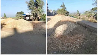 رصف طرق وإنشاء مجمعات خدمية في 3 مراكز بالشرقية (صور)