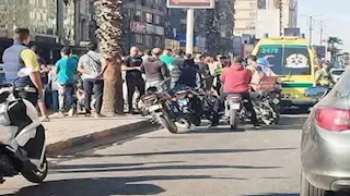 رأسه ارتطمت بزجاج السيارة.. النيابة تحقق في دهس شاب بشارع فيصل