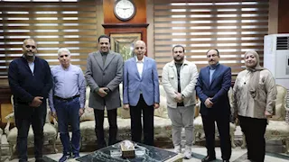  حمزة العيلي يلتقي محافظ المنيا استعدادًا لبدء فعاليات مهرجان المسرح الدولي