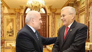 رئيس النيابة الإدارية يزور رئيس مجلس الشيوخ لتهنئته بتولي منصبه | صور