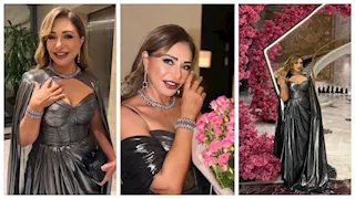 "فستان لامع جريء".. ليلى علوي تخطف الأنظار في مهرجان البحر الأحمر السينمائي